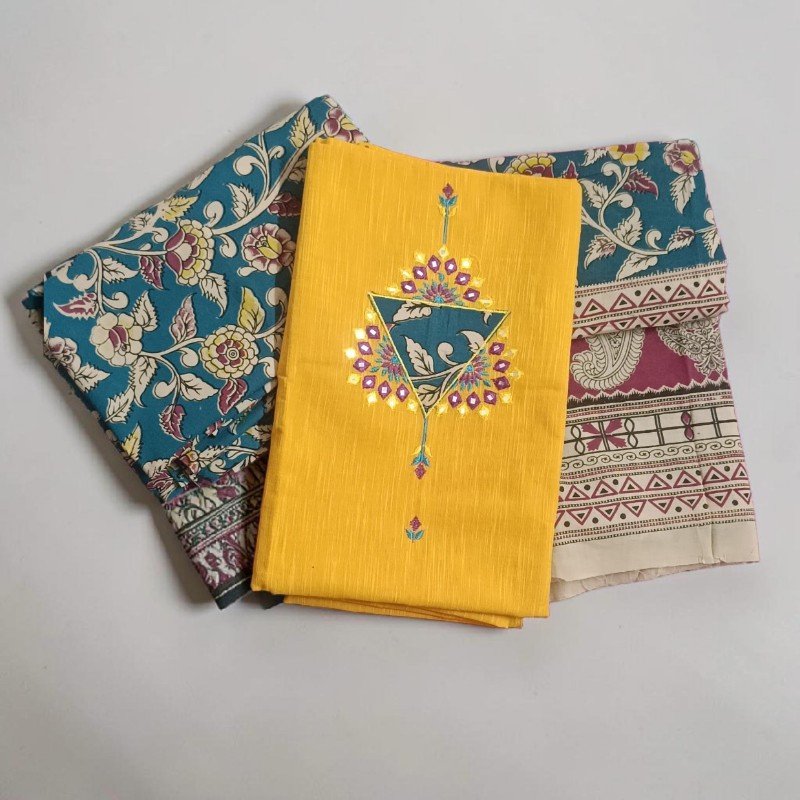 Premium Unstitched churidar /kurta set